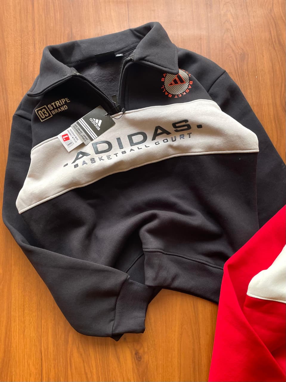 Premium Half-Zip Collar Sweatshirt (500 GSM Cotton Fleece)