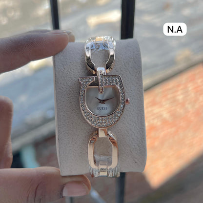 Guess Gia women's watch with an asymmetrical dial