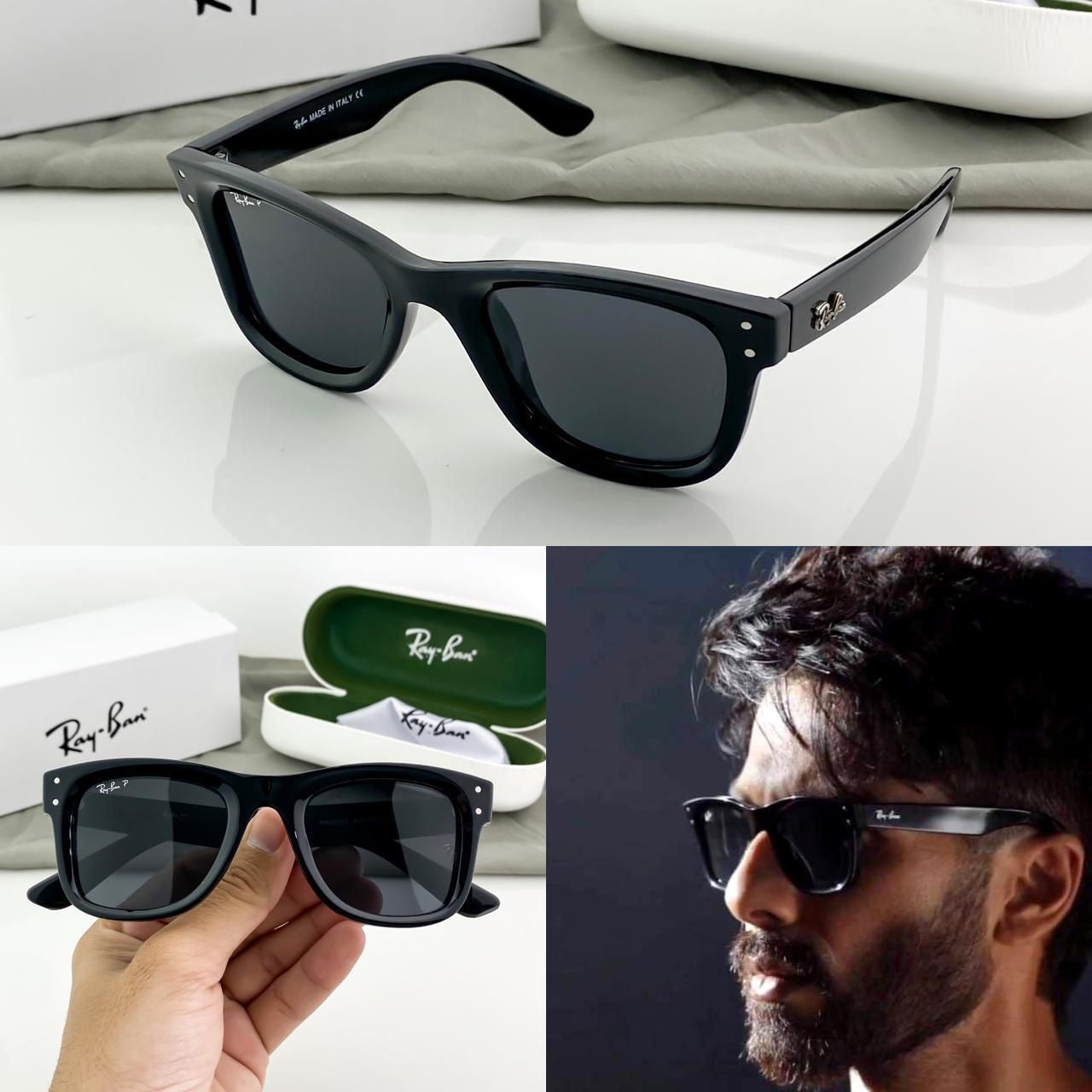 RAYBAN BLACK REVERSE 0502