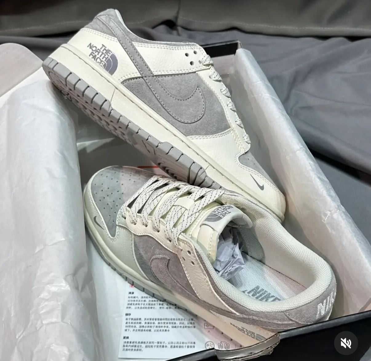 NIKE SB DUNK NORTH FACE OG GREY 2025