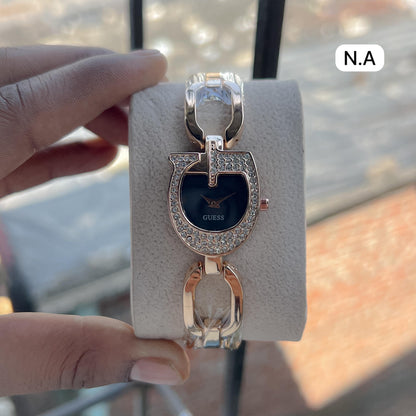 Guess Gia women's watch with an asymmetrical dial